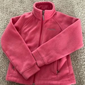 Girls Columbia fleece jacket